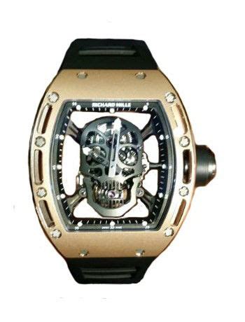 montre richard mille tete de mort|montre richard mille.